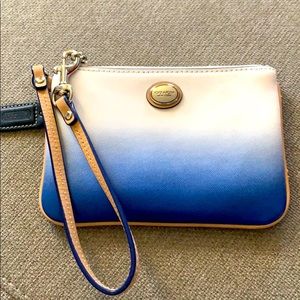 Ombré Coach Wristlet